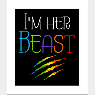 Queer Im Her Beast Lgbt Posters and Art